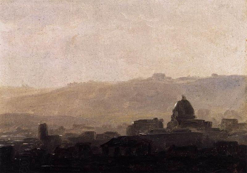 Pierre-Henri de Valenciennes View of Rome in the Morning China oil painting art